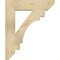 Ekena Millwork Merced Slat Rough Sawn Bracket, Douglas Fir, 4"W x 20"D x 24"H BKT04X20X24MRC06RDF - alternate 2